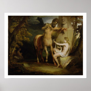 Utbildningen av Achilles, c.1772 (olja på kanfas) Poster