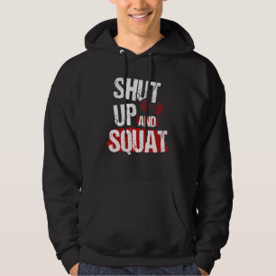 Utbildningsbodybuilding håller käft och hoodie