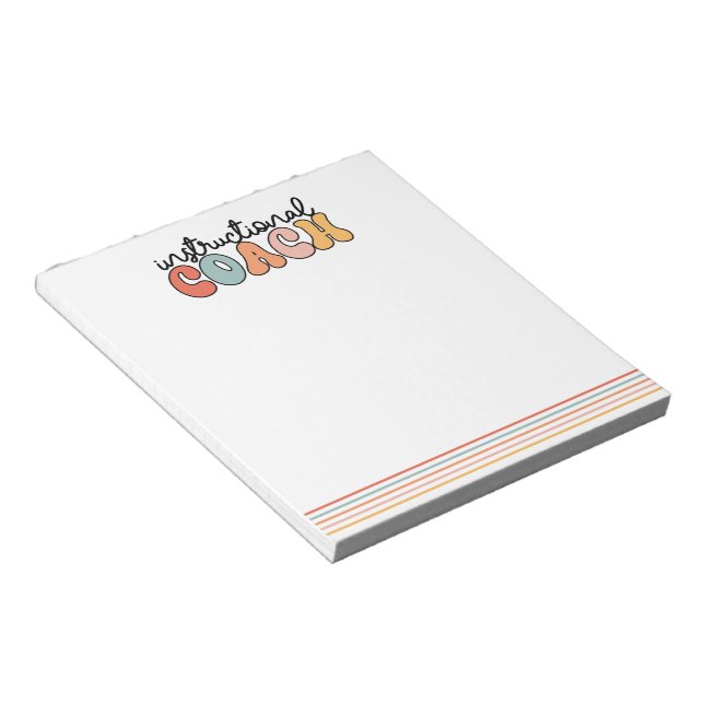 Utbildningskollektivträning Retro Anteckningsblock (Vinklad)