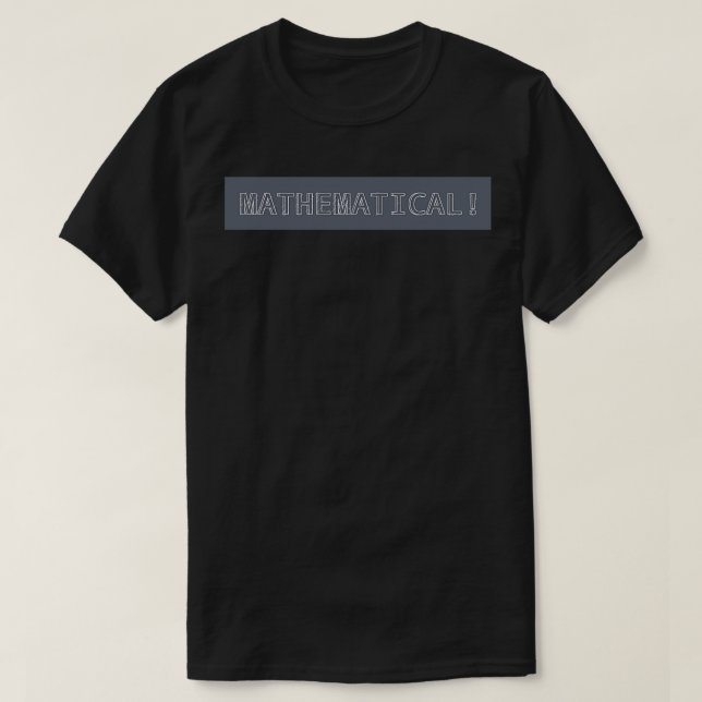 Utbildningsmatematik T Shirt (Design framsida)