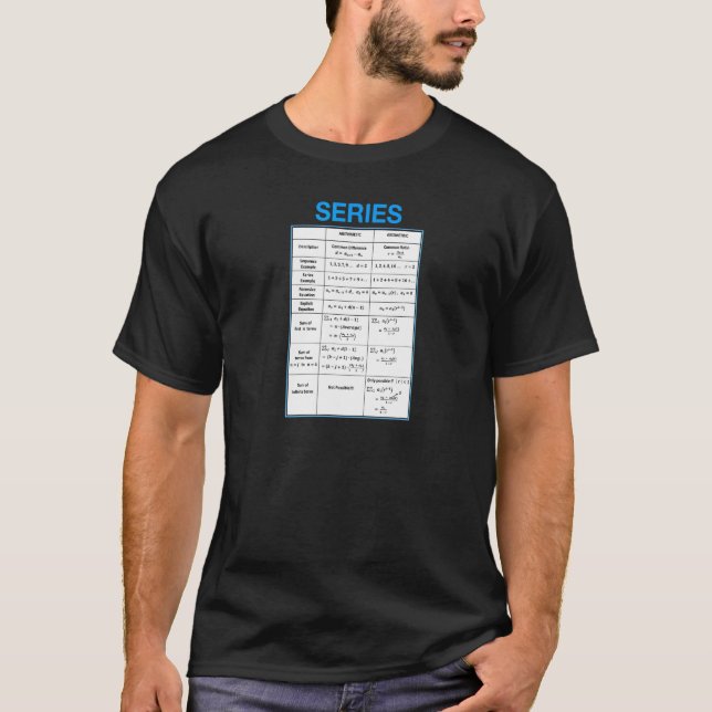 Utbildningsmatematisk serie (V2) T Shirt (Framsida)