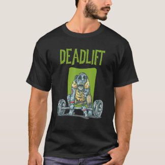 Utbildningsövning i Zombie Deadlift Weight T Shirt