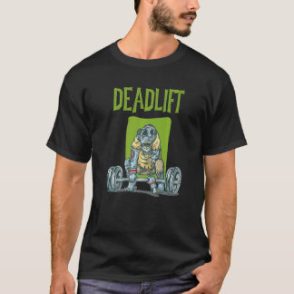 Utbildningsövning i Zombie Deadlift Weight T Shirt