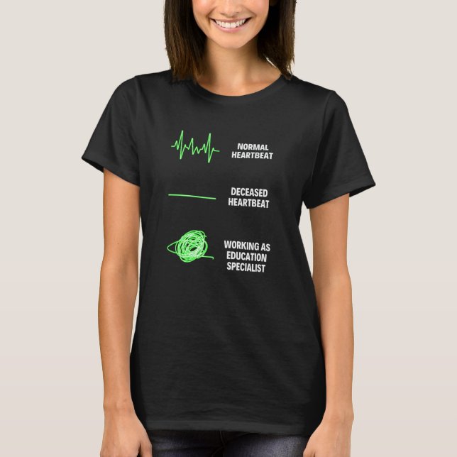 Utbildningsspecialist Skollärare Tacksamhet T Shirt (Framsida)