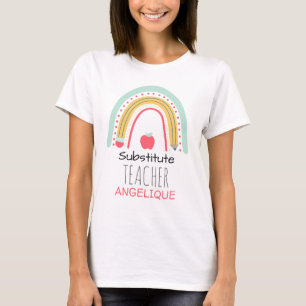 Utbildningsspektrum:Ersätt lärarens regnbåge T Shirt