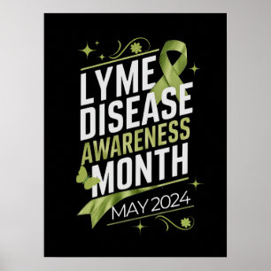 Utbildningsstöd för Lyme Disease Awareness Month E Poster