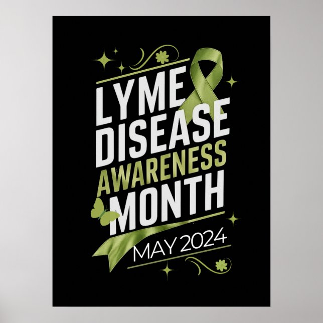 Utbildningsstöd för Lyme Disease Awareness Month E Poster (Framsidan)