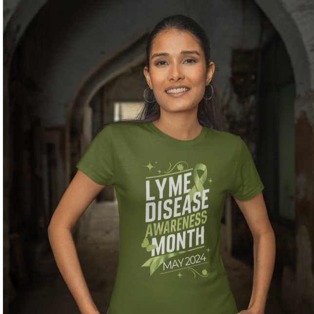 Utbildningsstöd för Lyme Disease Awareness Month E T Shirt (Skapare uppladdad)