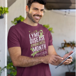 Utbildningsstöd för Lyme Disease Awareness Month E T Shirt