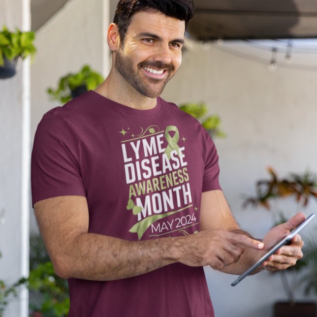 Utbildningsstöd för Lyme Disease Awareness Month E T Shirt (Skapare uppladdad)