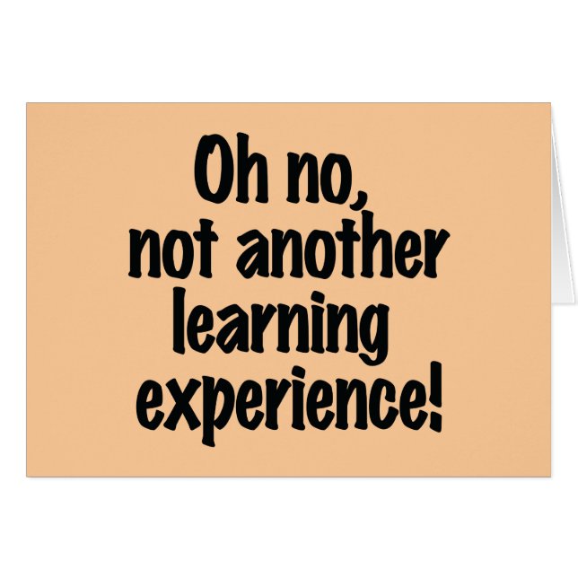 Utbildningsupplevelse Hälsningskort (Framsidan Horizontal)