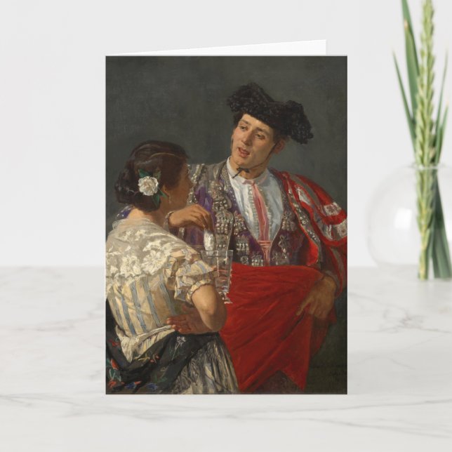 Utbjudande till tjurfäktaren | Mary Cassatt Kort (Framsida)
