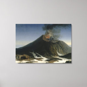 Utbrott av Etna Canvastryck