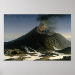 Utbrott av Etna Poster