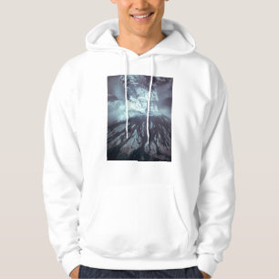 Utbrott av Mount Saint Helens Stratovolcano 1980 Munkjacka