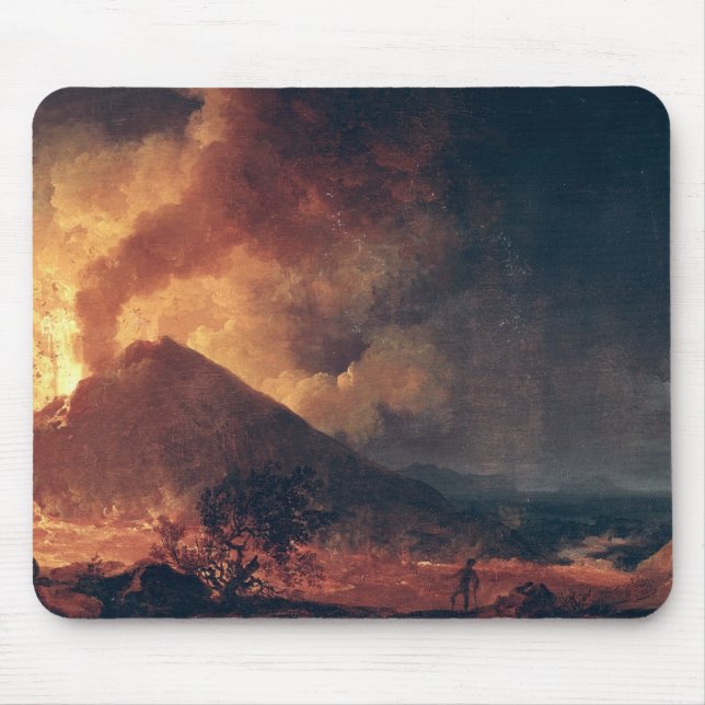 Utbrott av Mount Vesuvius i 1771 Musmatta (Framsidan)