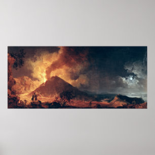 Utbrott av Mount Vesuvius i 1771 Poster