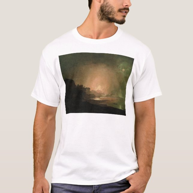 Utbrott av Mount Vesuvius T-shirt (Framsida)