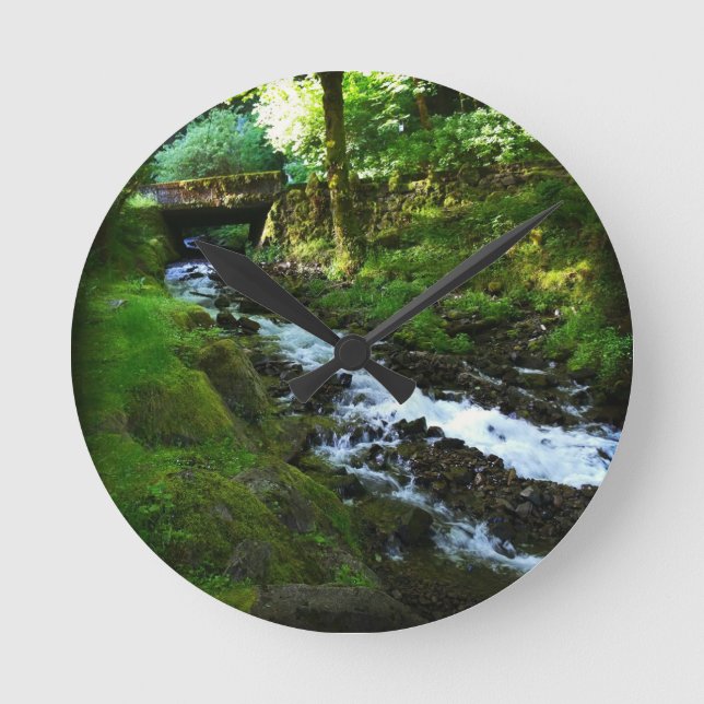 Utbrott från Wahkeena Falls, ELLER Rund Klocka (Framsida)