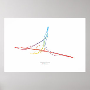 Utbyta koreografin: Brandenburg Tyskland Poster