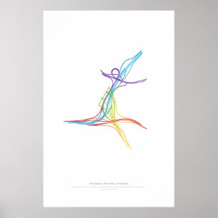 Utbyta koreografin: Minneapolis MN, US Poster