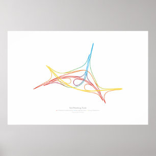 Utbyta koreografin: St Petersburg Ryssland Poster