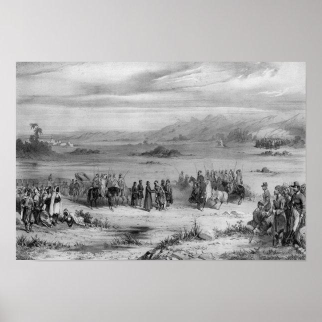 Utbyte av fångar mellan Algiers biskop Poster (Framsidan)