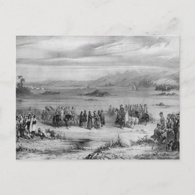 Utbyte av fångar mellan Algiers biskop Vykort (Framsida)