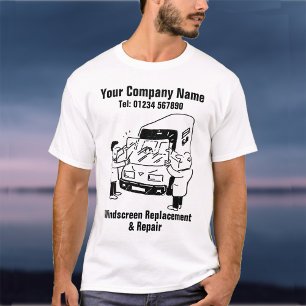Utbyte av vindruta och reparation av vindrutor t shirt