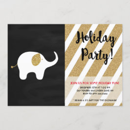 Utbyte för jul för vitelefanthelgdag inbjudningar