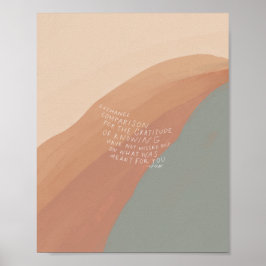 "Utbytesjämförelse för tacksamhet att känna" Poster