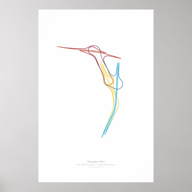 Utbyteskoreografi: Guangzhou, Kina 4 Poster (Framsidan)