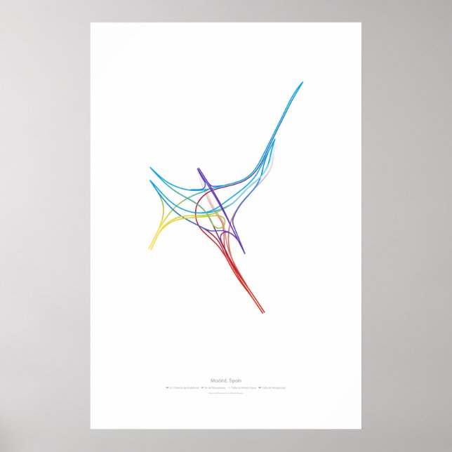 Utbyteskoreografi: Madrid, Spanien 1 Poster (Framsidan)