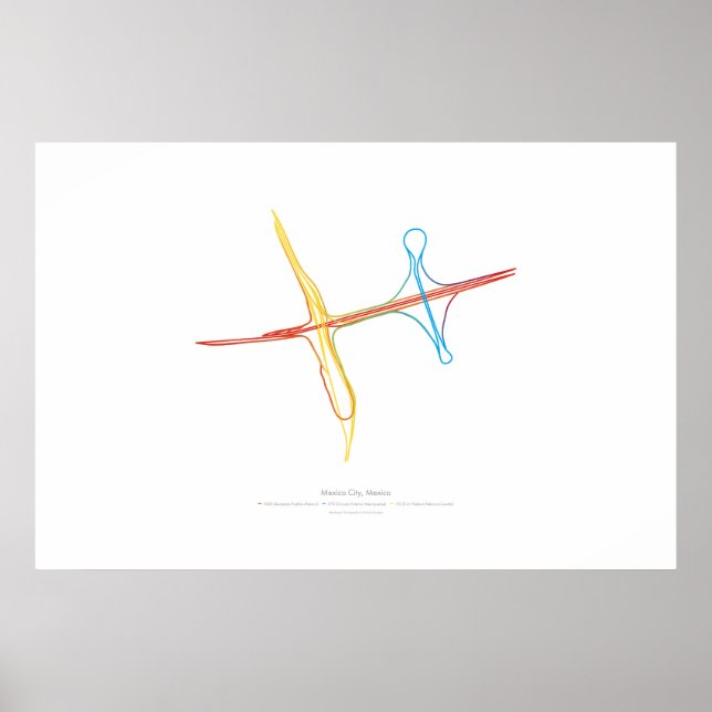 Utbyteskoreografi: Mexico City, Mexiko Poster (Framsidan)