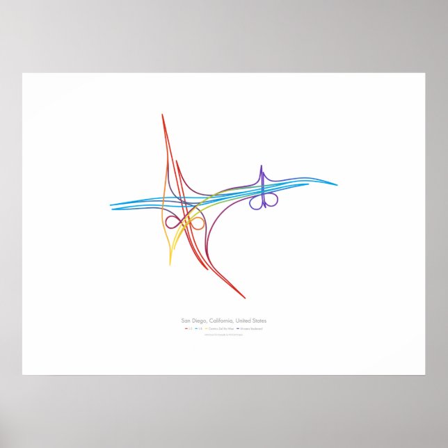 Utbyteskoreografi: San Diego, CA, US Poster (Framsidan)