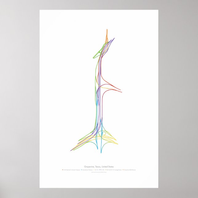 Utbyteskörning: Grapevine, TX, US Poster (Framsidan)
