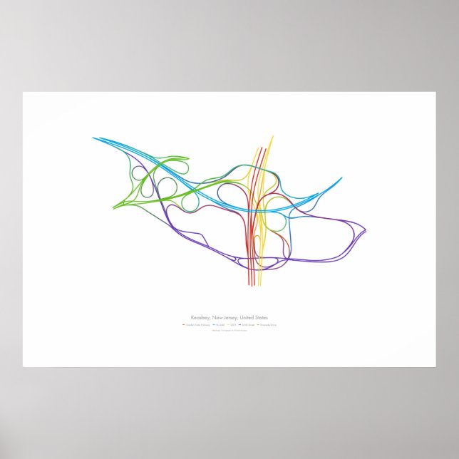 Utbyteskörning: Keasbey, NJ, US Poster (Framsidan)