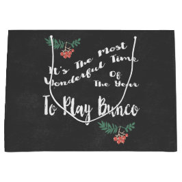 Utbytet för den helgdagjulBunco gåvan hänger lös