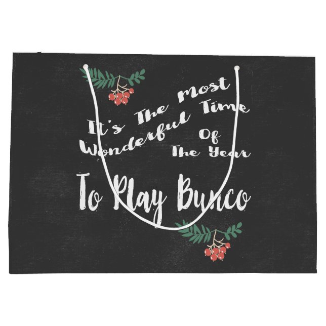 Utbytet för den helgdagjulBunco gåvan hänger lös (Baksidan)