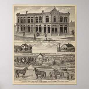 Utbytet National Bank av besegrar, Kansas Poster