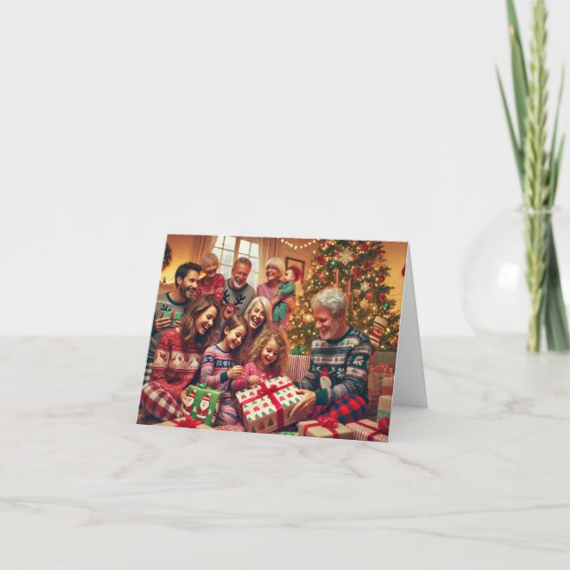 Utbytskort för julklapp helgkort (Framsida)