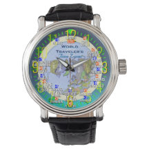 UTC World Travelers Time Zones