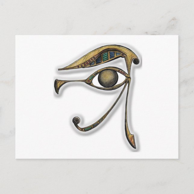 Utchat - Amulet of Protection Vykort (Framsida)