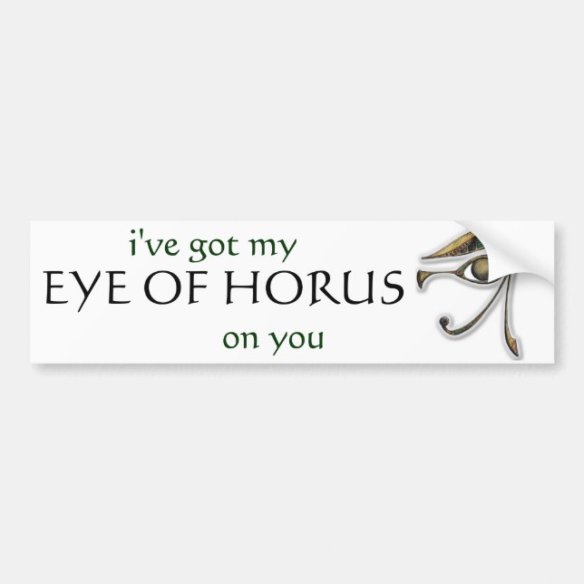 Utchat - amulett av skydd bildekal (Framsidan)