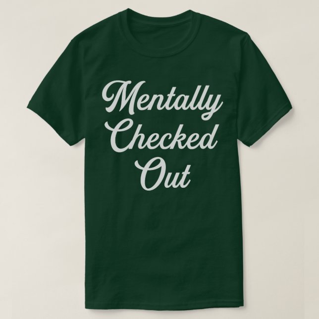 Utcheckad av misstag t shirt (Design framsida)