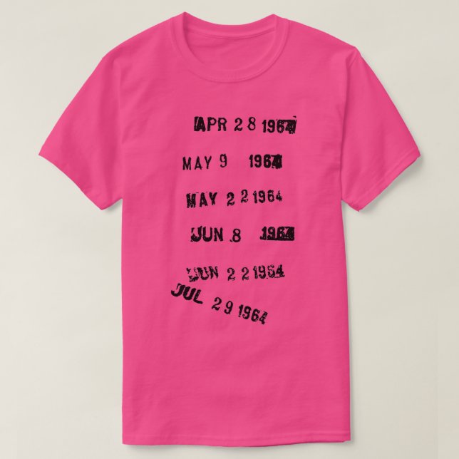 Utcheckad Bibliotek Frimärke T Shirt (Design framsida)