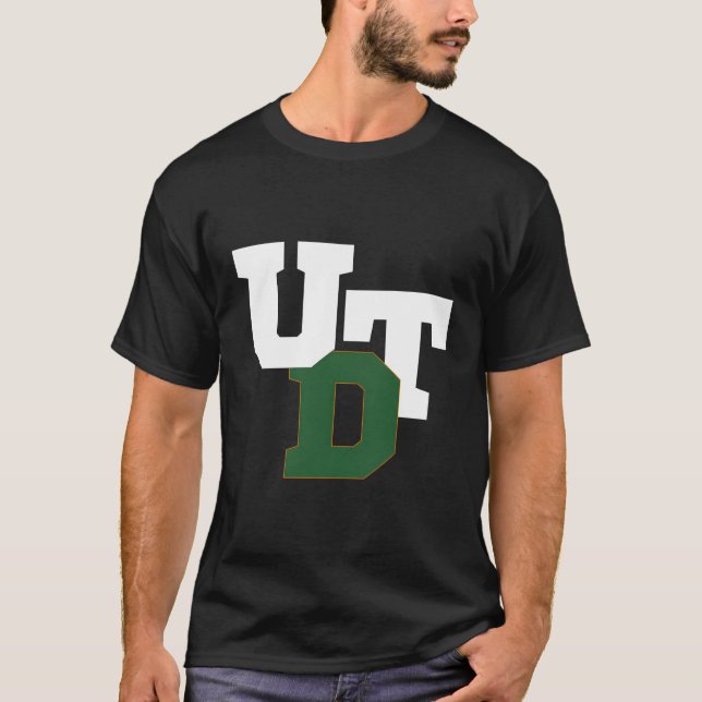 Utd Dallas Texas Student T Shirt (Framsida)