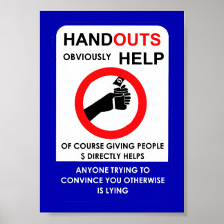 Utdelning Hjälper Uppenbarligen Poster