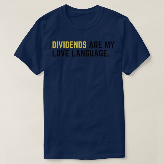 Utdelningar är mitt kärlek-språk t shirt (Design framsida)