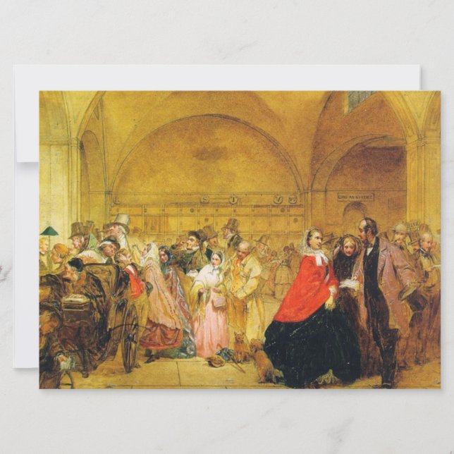 Utdelningsdagen vid Bank of England (Lagrar-markna (Framsida)